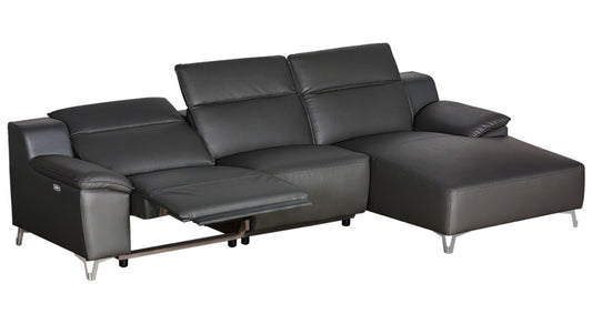 Melanie Sectional Black Right