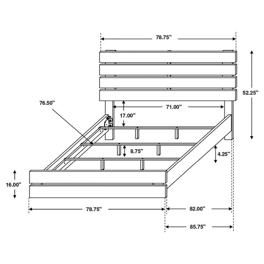 4 PCS Brantford King Bedroom Set 207051KE-S4