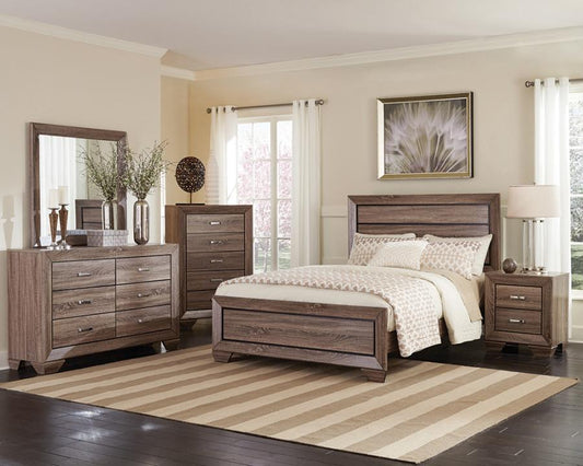 4 PCS Kauffman Queen Bedroom Set 204191Q-S4