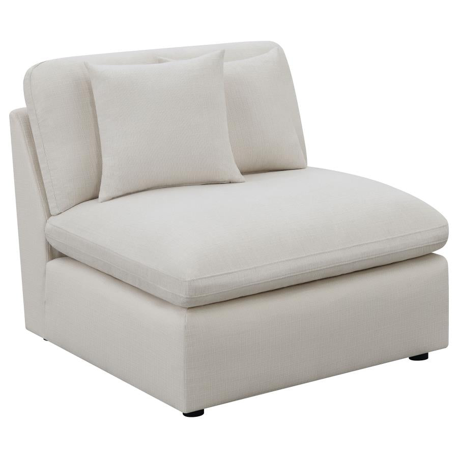 Hobson 6-piece Reversible Cushion Modular Sectional Off-White 551451-SET