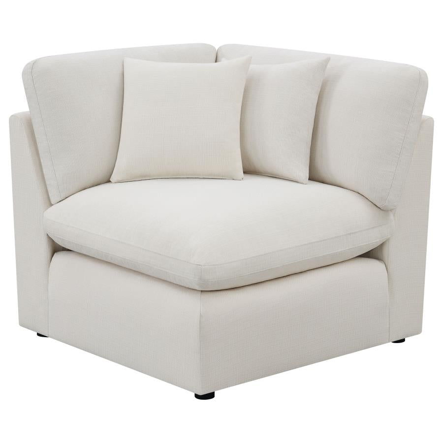 Hobson 6-piece Reversible Cushion Modular Sectional Off-White 551451-SET
