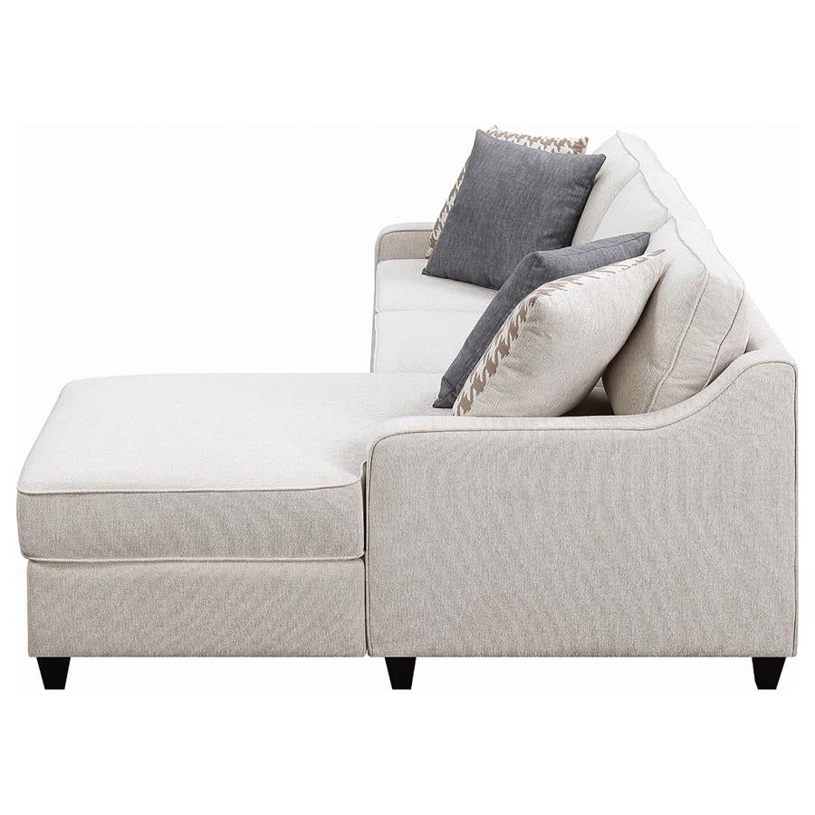 Mcloughlin Upholstered Sectional Platinum 501840