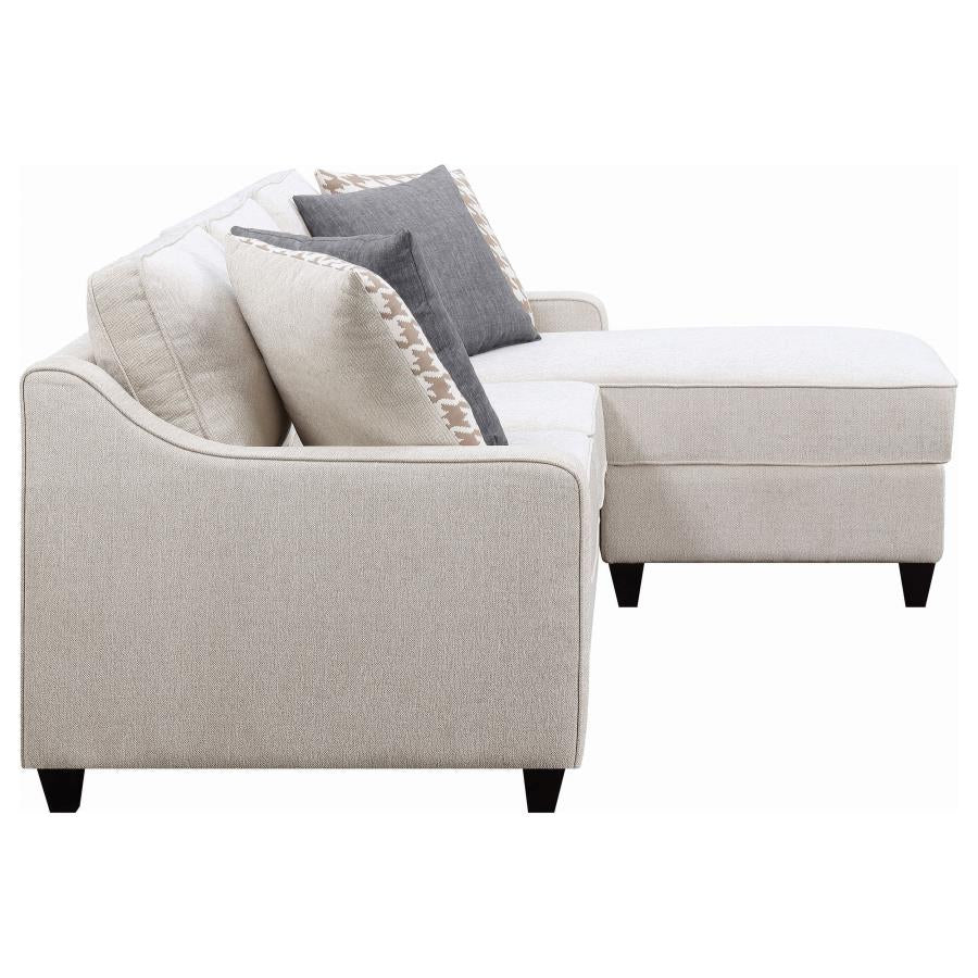 Mcloughlin Upholstered Sectional Platinum 501840