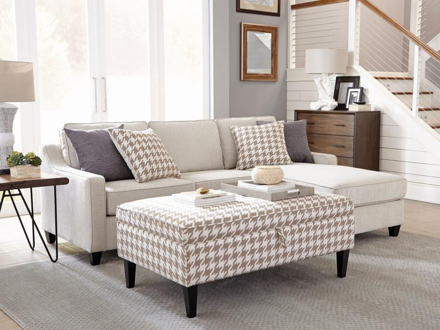Mcloughlin Upholstered Sectional Platinum 501840