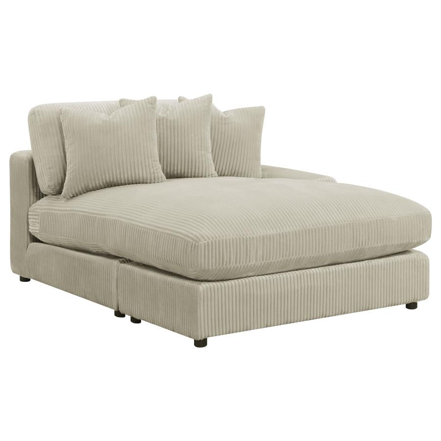 Reversible Blaine Upholstered Sectional Sofa Sand 509899