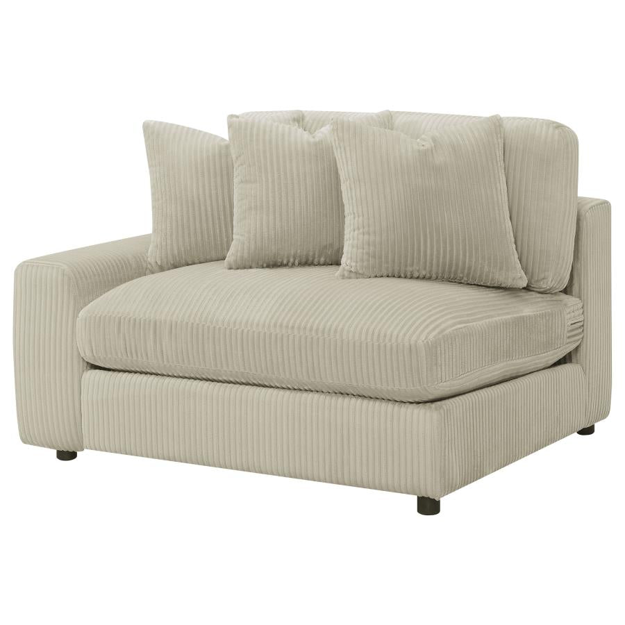 Reversible Blaine Upholstered Sectional Sofa Sand 509899