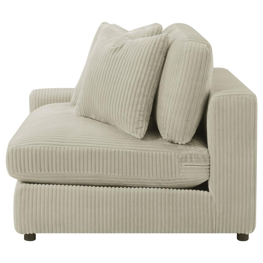 Reversible Blaine Upholstered Sectional Sofa Sand 509899