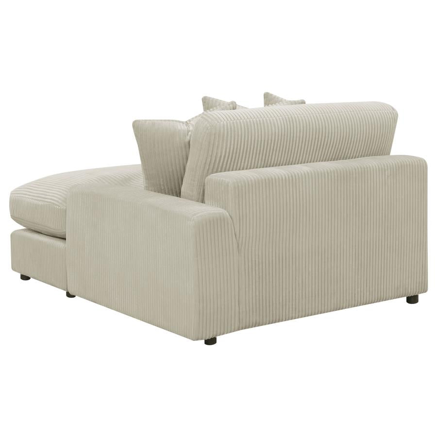 Reversible Blaine Upholstered Sectional Sofa Sand 509899