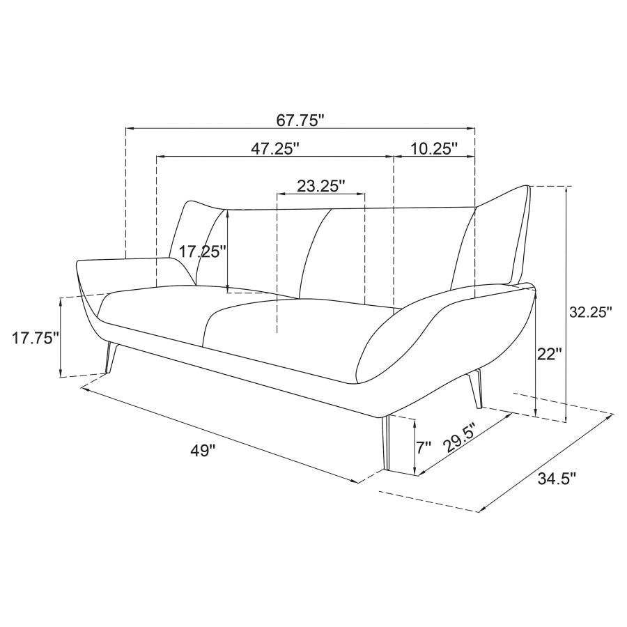 2 PCS Acton Sofa and Loveseat 511161-S2
