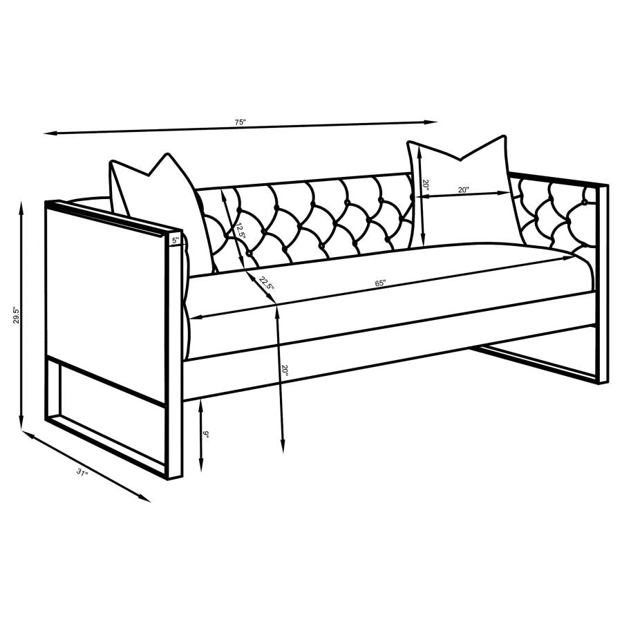 2 PCS Eastbrook Sofa and Loveseat 509111-S2