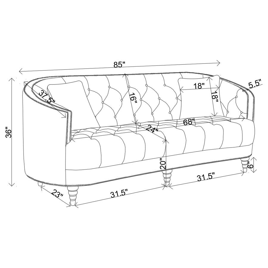 2 PCS Avonlea Sofa and Loveseat 508461-S2