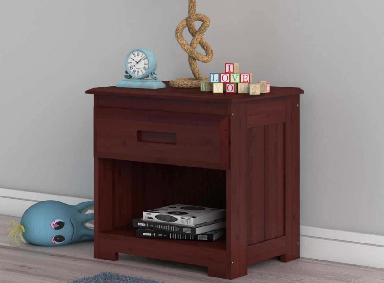 1 Drawer Nightstand Merlot	2860