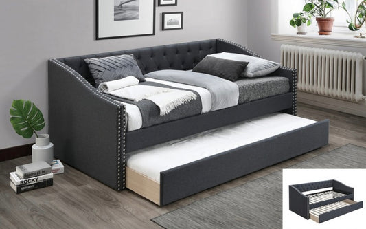 DAY BED + TRUNDLE W/ SLATS F9454