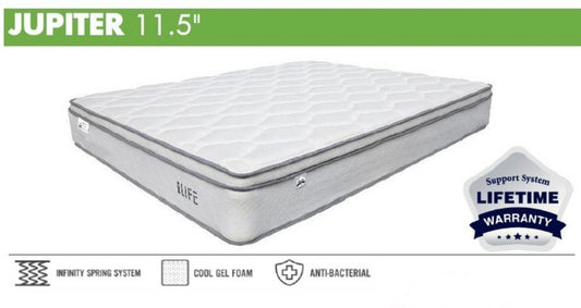 KING Mattress JUPITER 11.5" - Innerspring Euro Top Medium A8703EK