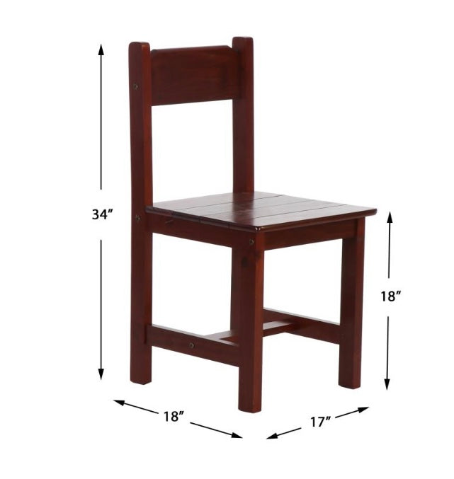 Student Desk with Hutch and Chair Merlot 2867-2867H-2875