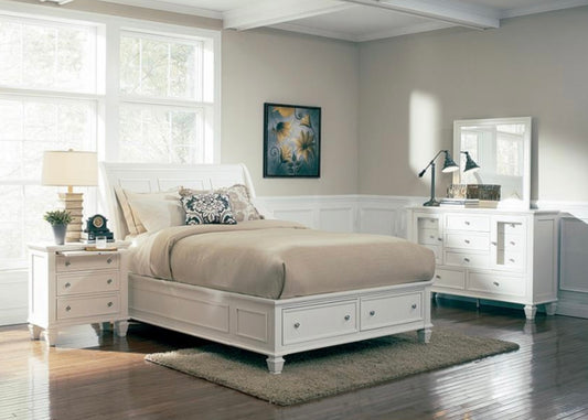4 PCS Sandy Beach Queen Bedroom Set 201309Q-S4