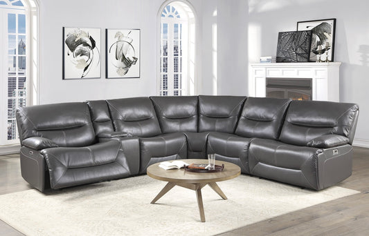 6-Piece Power Reclining Sectional 9579GRY*6LRRRPW