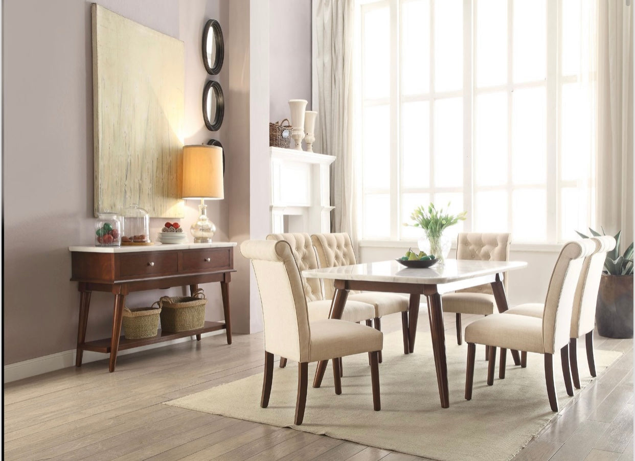 Conjunto de mesa de jantar 7 PCS Gasha 72820