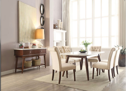 Juego de mesa de comedor Gasha de 7 piezas 72820