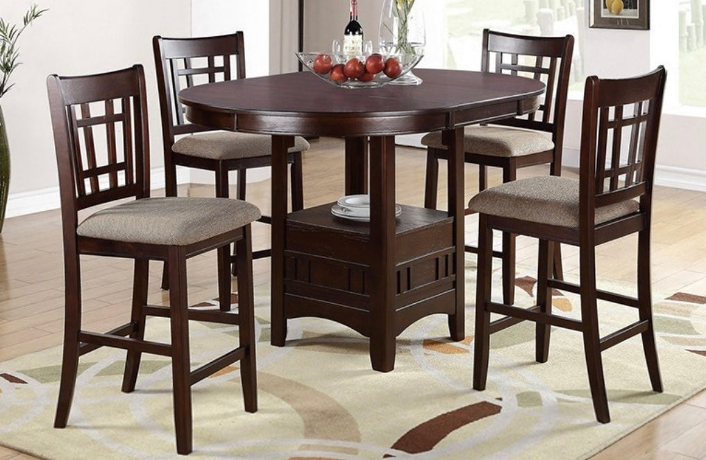 5 PCS COUNTER HEIGHT TABLE SET F2345