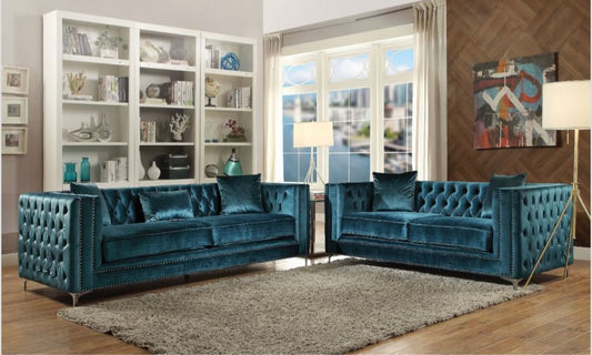 2 PCS Gillian sofá e Loveseat 52790