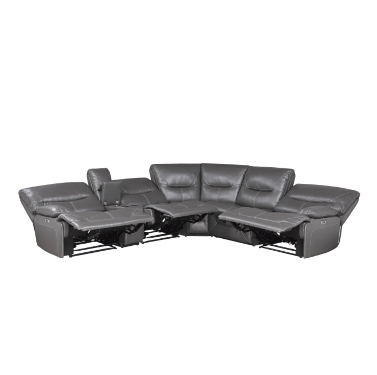 6-Piece Power Reclining Sectional 9579GRY*6LRRRPW