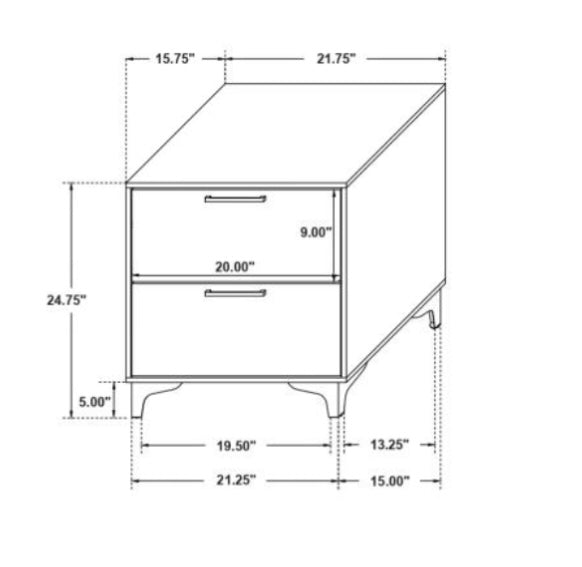 4 PCS Kendall Queen Bedroom Set 224451Q-S4