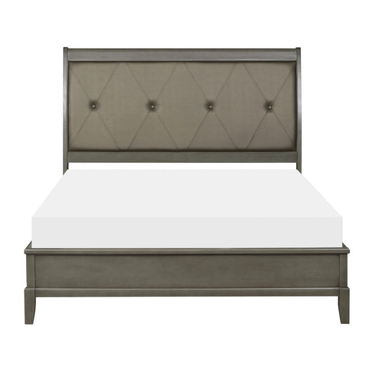 Queen Sleigh Bed 1730GY-1N