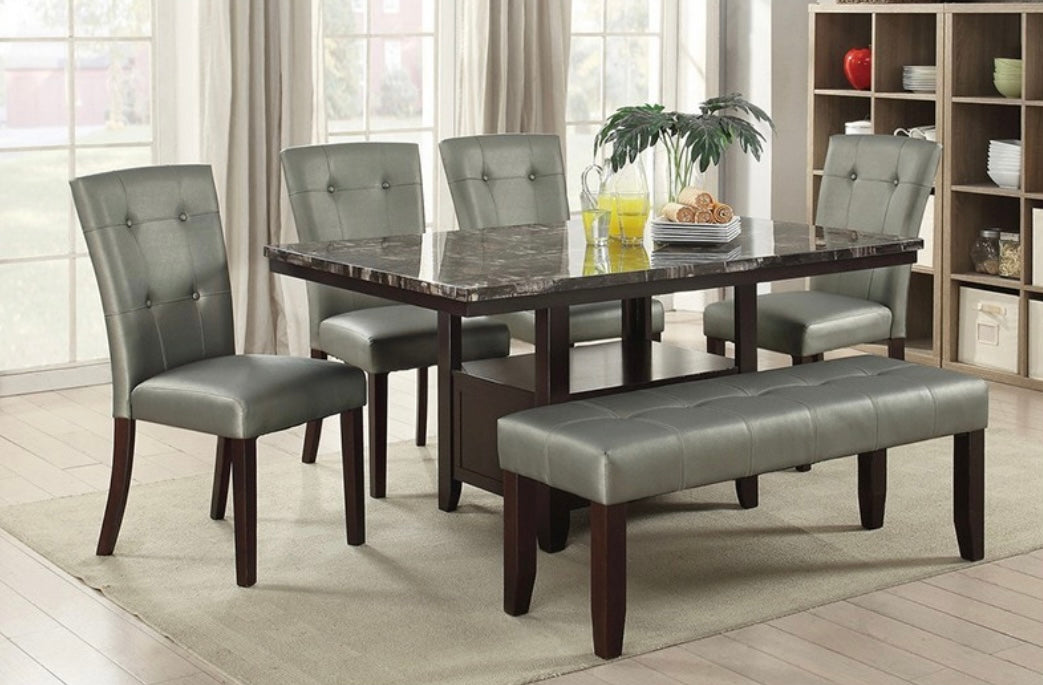 Juego de mesa de comedor de 6 piezas F2460