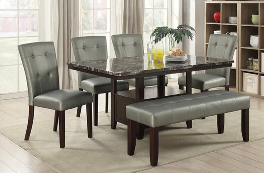 Juego de mesa de comedor de 6 piezas F2460
