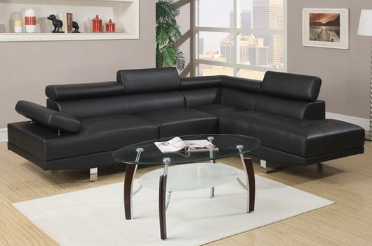 Black Sectional F7310