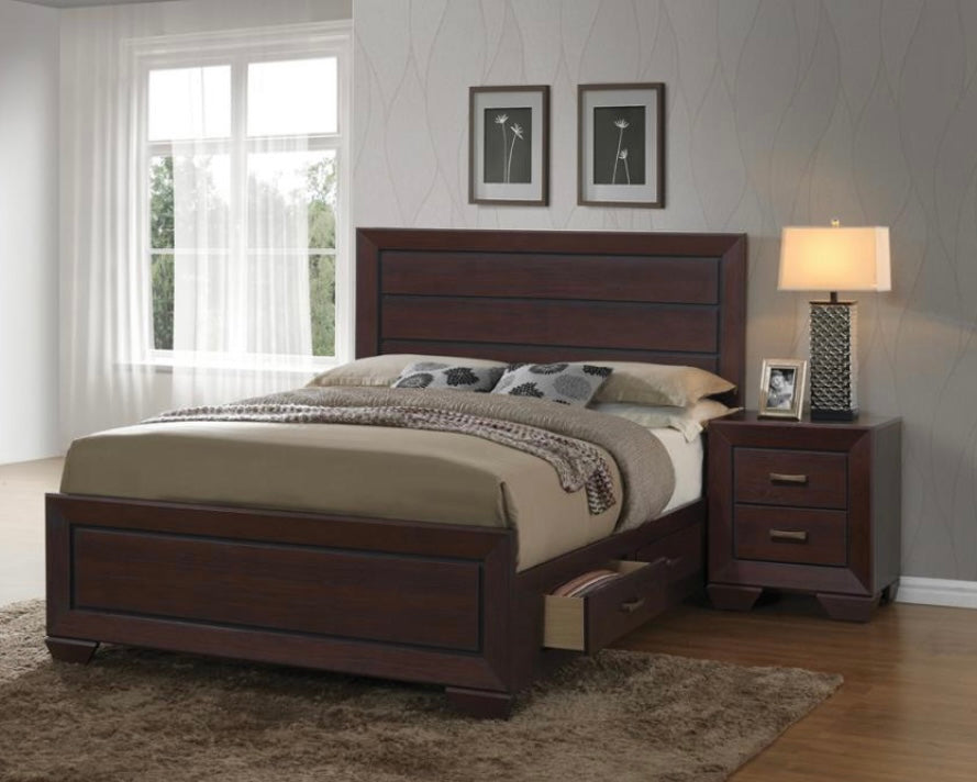 4 PCS Kauffman Queen Bedroom Set 204391Q-S4