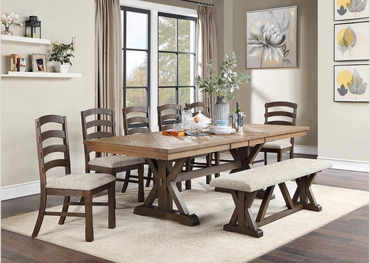 Juego de mesa de comedor Pascaline de 8 piezas DN00702
