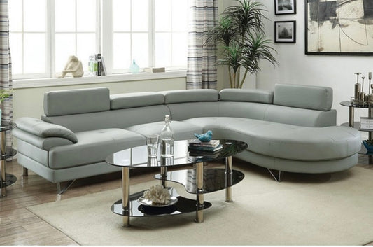 Gray Sectional F6984