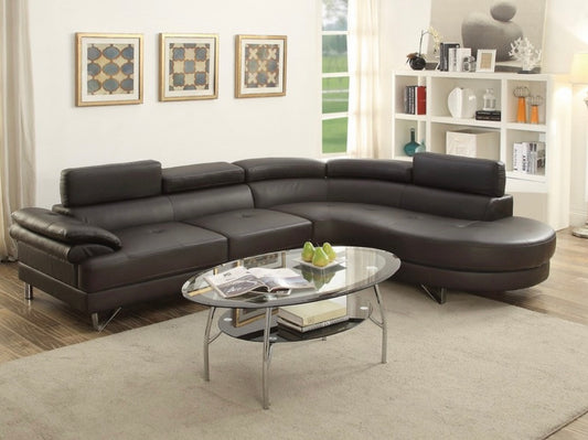 Brown Sectional F6969