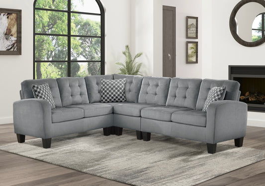 Seating-Sinclair Collection 8202GRY-SC