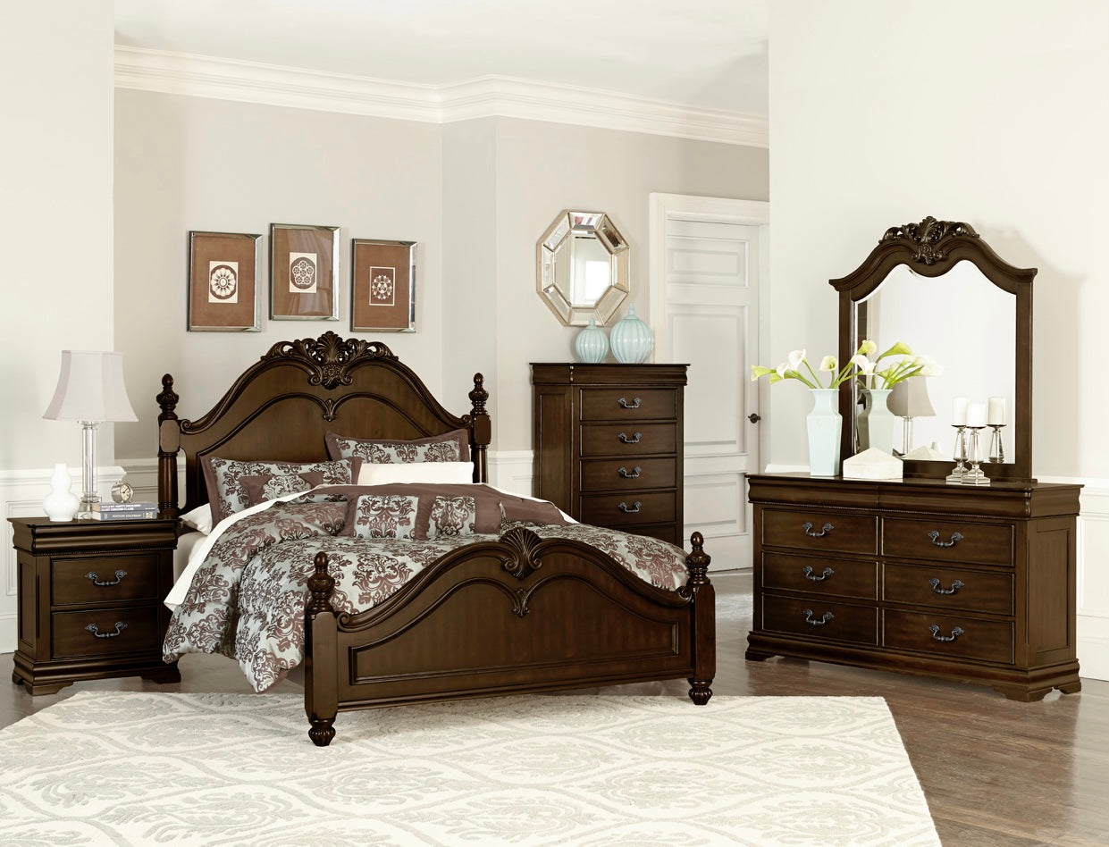 4 PCS King Bedroom-Mont Belvieu Collection 1869