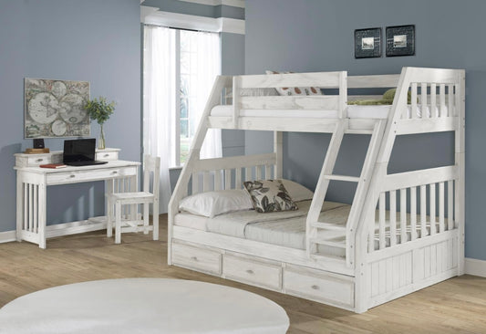 Twin/Full Bunk Bed with 3 Drawers 5219-K3