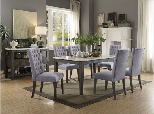 Juego de mesa de comedor Merel de 7 piezas 70165