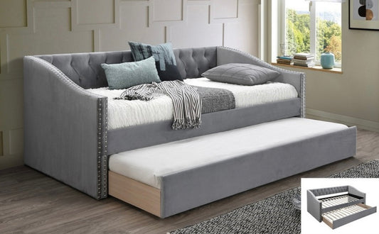 DAY BED + TRUNDLE W/ SLATS F9456