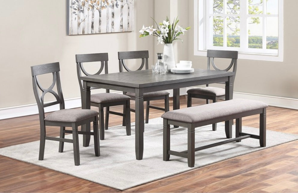 Juego de mesa de comedor de 6 piezas F2563