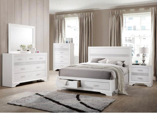 4 PCS Miranda Full Bedroom Set 205111F-S4