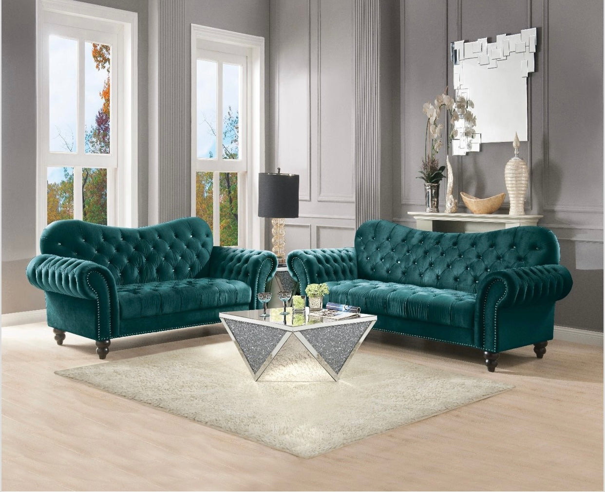 2 PCS Iberis Sofa and Loveseat 53400