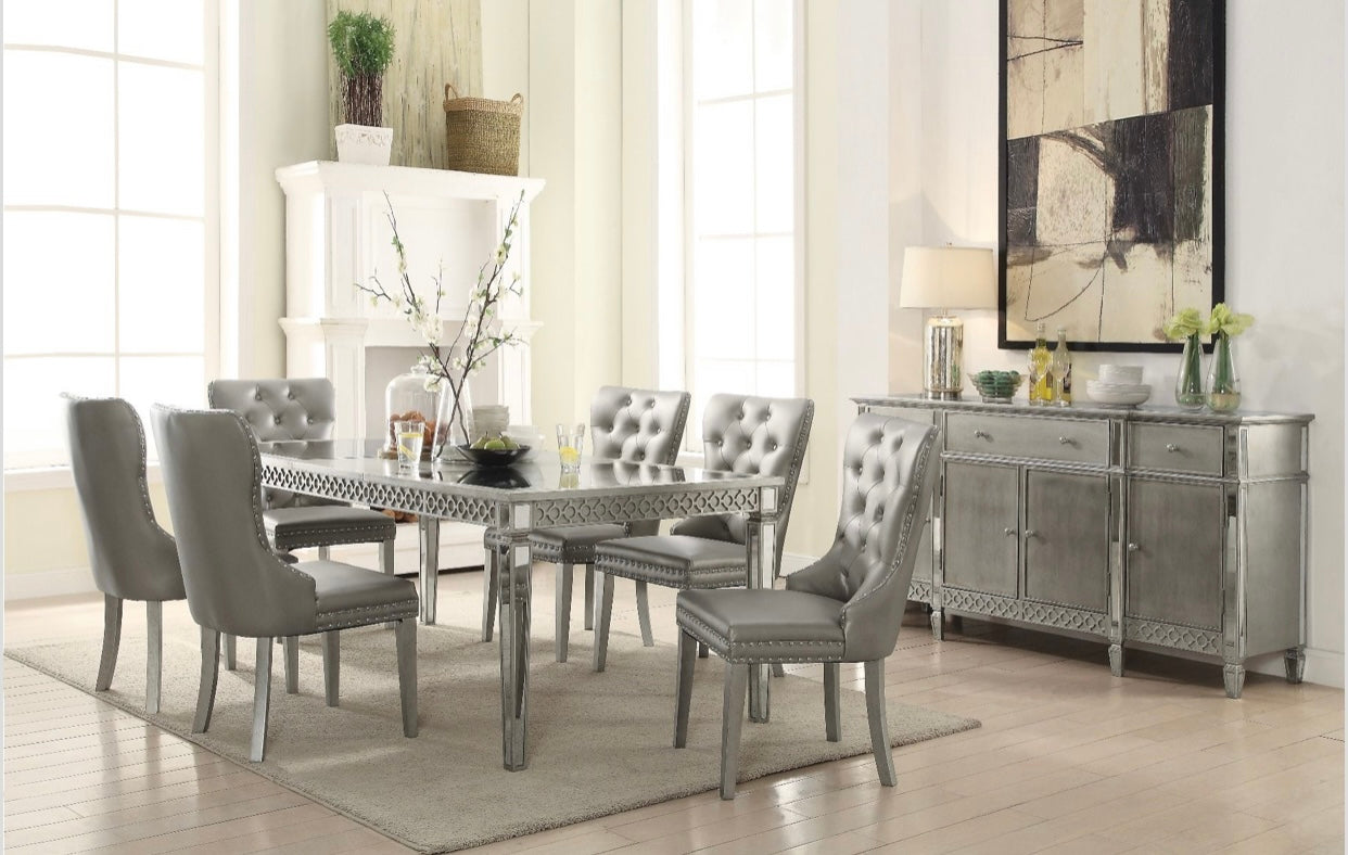 Conjunto de mesa de jantar 7 PCS Kacela 72155