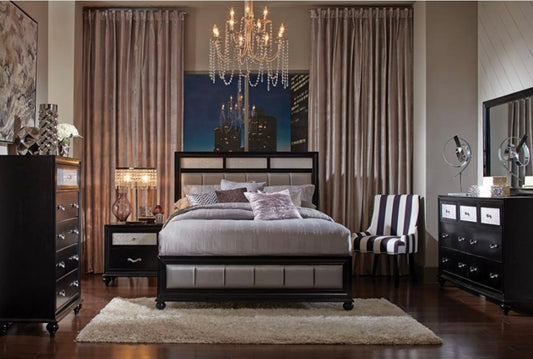 4 PCS Barzini Queen Bedroom Set 200891Q-S4