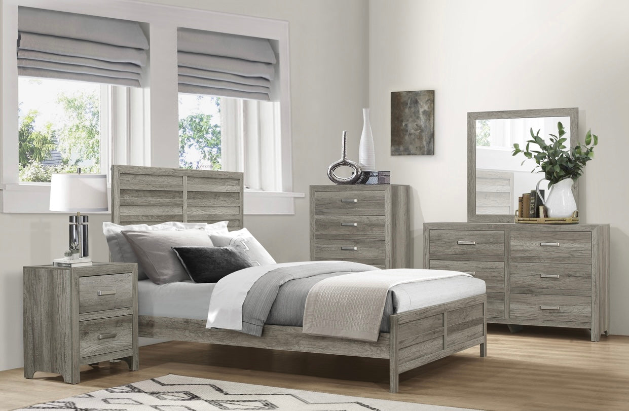 4 PCS Queen Bedroom-Mandan Collection 1910GY