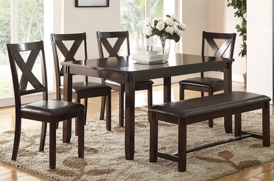 Juego de mesa de comedor de 6 piezas F2297