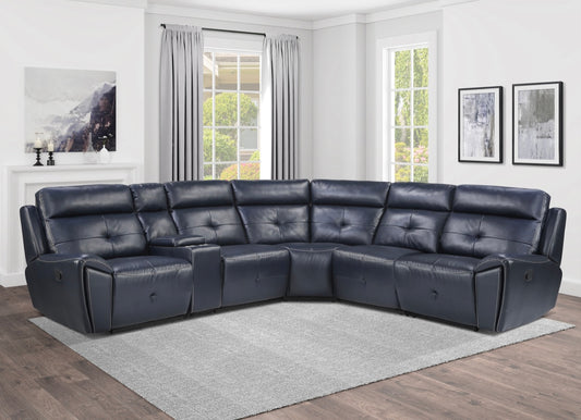 6-Piece Modular Reclining Sectional 9469NVB*6LRRR