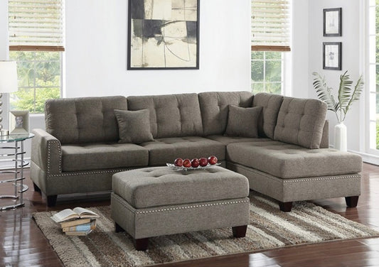 Sectional with Ottoman F6504