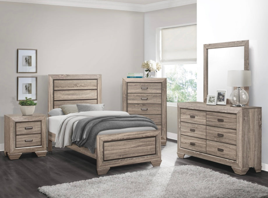 4 PCS Twin Bedroom Set Youth-Beechnut Collection 1904T